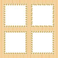 Frame with Art Palette for banner, poster, and greeting card vector