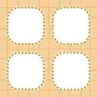 Frame with Art Palette for banner, poster, and greeting card vector