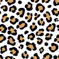 Leopard print. Seamless leopard pattern. Leopard spots. Abstract animal print. Vector