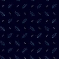 Vector seamless pattern with leaves