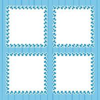 Frame with Push Pin for banner, poster, and greeting card vector
