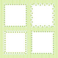 Frame with Erlenmeyer Flask for banner, poster, and greeting card vector