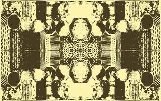 fractal with abstract spots vector pattern