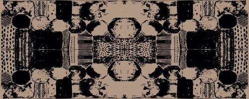 fractal with abstract spots vector pattern