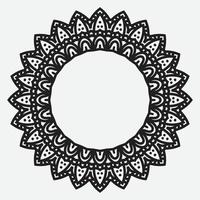 Round Decorative Border Frames with Clear Background. Ideal for vintage label designs. vector