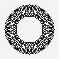 Round Decorative Border Frames with Clear Background. Ideal for vintage label designs. vector