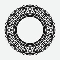 Round Decorative Border Frames with Clear Background. Ideal for vintage label designs. vector