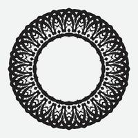 round ornament isolated on white background vector