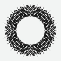 Round Decorative Border Frames with Clear Background. Ideal for vintage label designs. vector