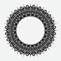 Round Decorative Border Frames with Clear Background. Ideal for vintage label designs. vector