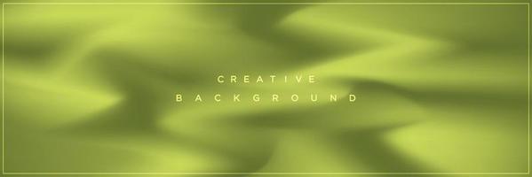 Modern abstract green fluid banner background design vector