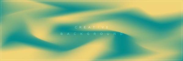 Modern abstract yellow green gradient banner background design vector