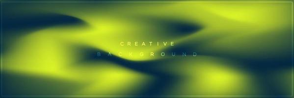 Mystic green gradient banner background design vector