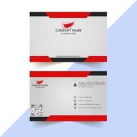 Professional elegant business card design template vector