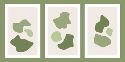 Set of modern boho vector