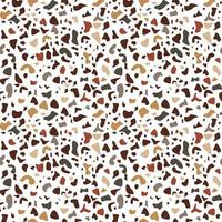 Terrazzo flooring vector seamless pattern