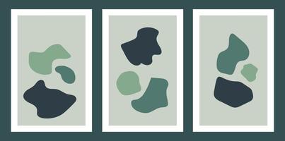 Set of modern boho vector