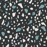 Terrazzo flooring vector seamless pattern