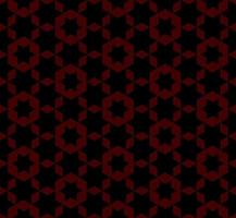 Seamless Background Hexagon Pattern Black Red vector