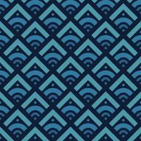 Water Wave Pattern Background Square And Curved Corners vector