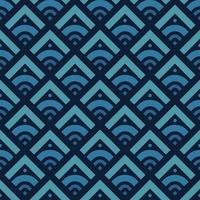 Water Wave Pattern Background Square And Curved Corners vector