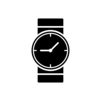 plantilla de diseño de vector de icono de reloj de pulsera