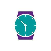 Wristwatch icon vector design template