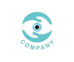 Eye sight care logo icon - eye symbol vector