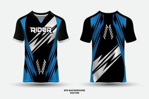 increíble vector de diseño de jersey de carreras con elementos geométricos