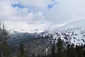 la naturaleza de siberia. montañas sayan foto