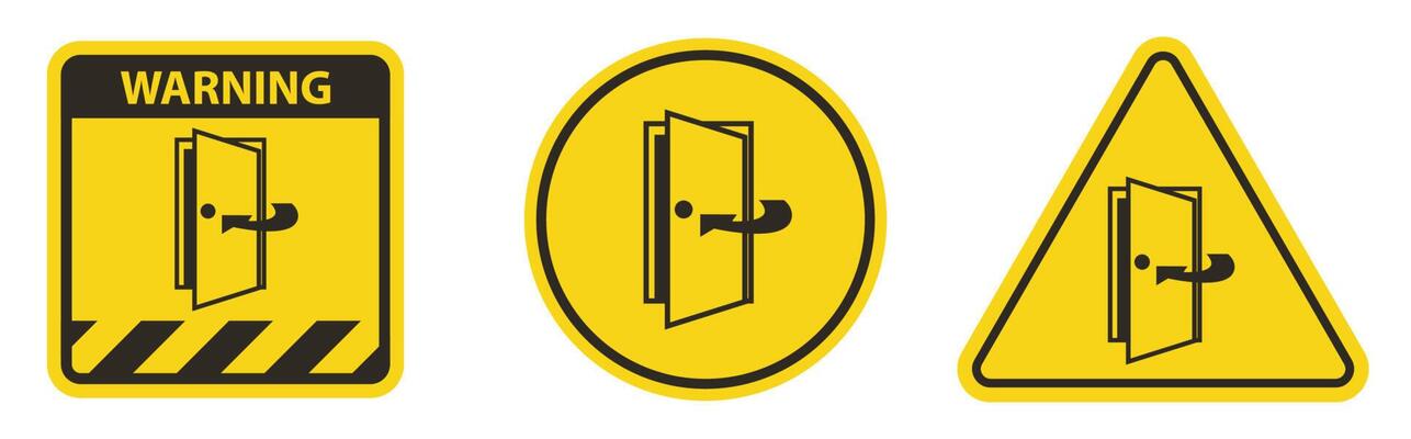 Keep Door Closed Symbol Sign Isolate On White Background,Vector Illustration EPS.10