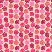 fondo dulce rosa flores patrón sin costuras para papel tapiz textil de tela. vector