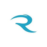 Initial letter R initial logo design concept. vector