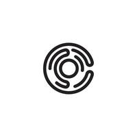 Security logo technology for your company, shield logo for security data vector