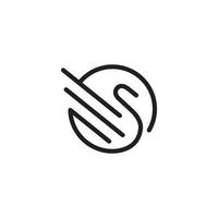Swan logo design vector concept. Swan icon