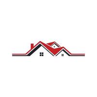 Roof and home logo vector design concept. Real estate logo.