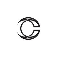 Initial letter C vector logo design concept.