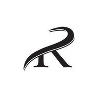 Initial letter R vector logo design concept.
