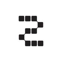 Letter Z or ZZ monogram logo design vector