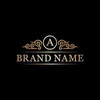 Vector graphic of ornament logo design template