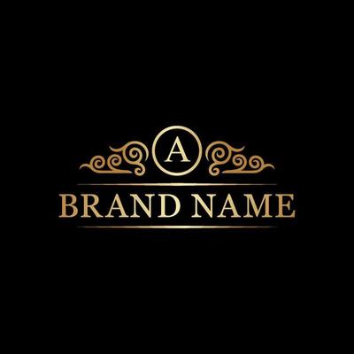 Vector graphic of ornament logo design template