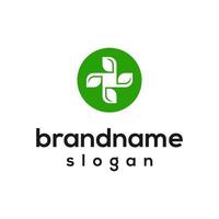 Vector graphic of medical logo design template