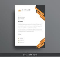 diseño de membrete de estilo empresarial moderno, creativo y limpio de su diseño de proyecto corporativo. configurado para imprimir con ilustración vectorial. paquete de membrete de negocios. vector