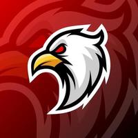 vector graphics illustration of a eagle in esport logo style. perfect for game team or product logo