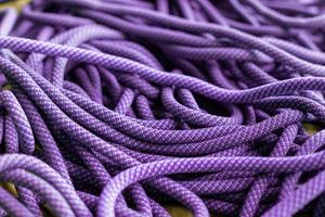 rope for climbing and mountaineering photo