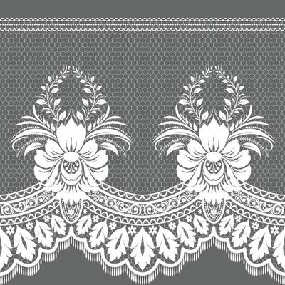 Vertical Seamless pattern lace.