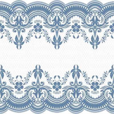 Vertical Seamless pattern lace.