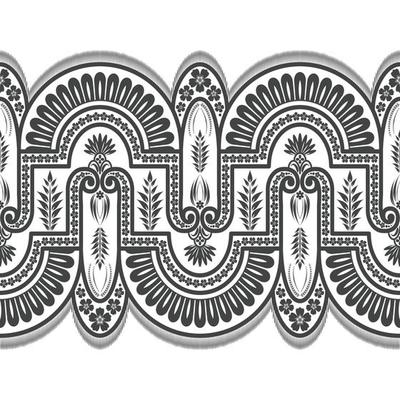 Vertical Seamless pattern lace.