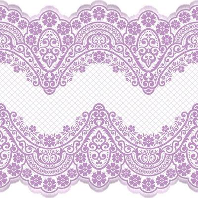 Vertical Seamless pattern lace.