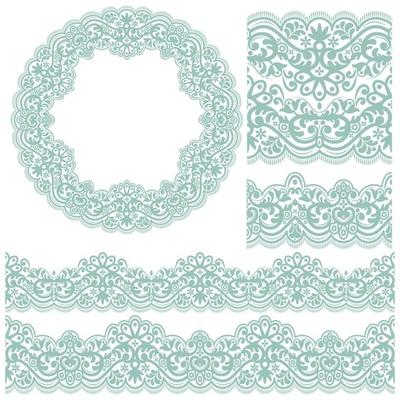 Vector Damask Ornament Set